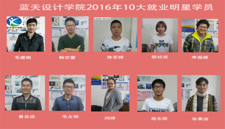 2016蓝天设计学院优秀学员